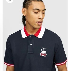NWOT psycho, bunny, men’s polo size 4